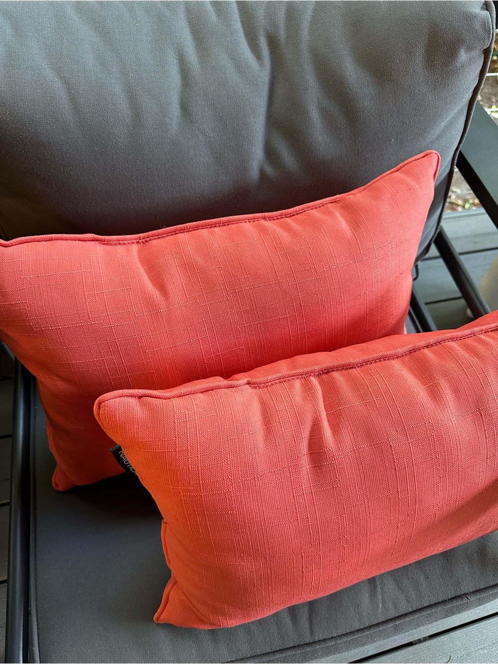 Nautica Coral Accent Throw Pillow Duo